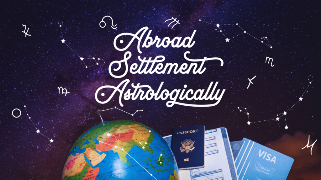 Abroad settlement astrologically