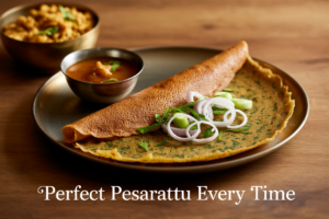 How to Make Perfect Pesarattu Every Single Time