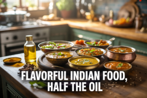 How to Cook Flavorful Indian Vegetarian Food With Half the Oil